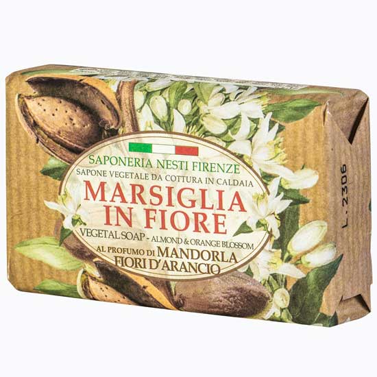 Nesti Dante Marsiglia in Fiore марсельское мыло Миндаль и Цветы Апельсина 125г Италия