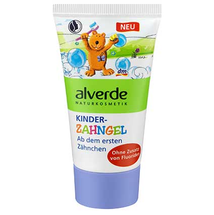 Органическая детская зубная паста аlverde Kinder-Zahngel 50m