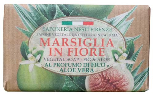 Nesti Dante Marsiglia in Fiore марсельское мыло Фикус и Алоэ 125г Италия