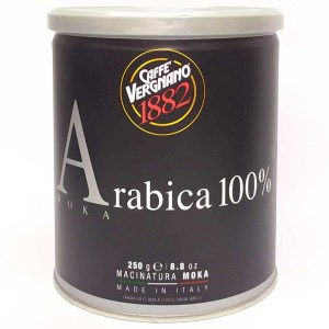 Caffe Vergnano1882 Moka Arabica 100% кофе молотый 250г Италия