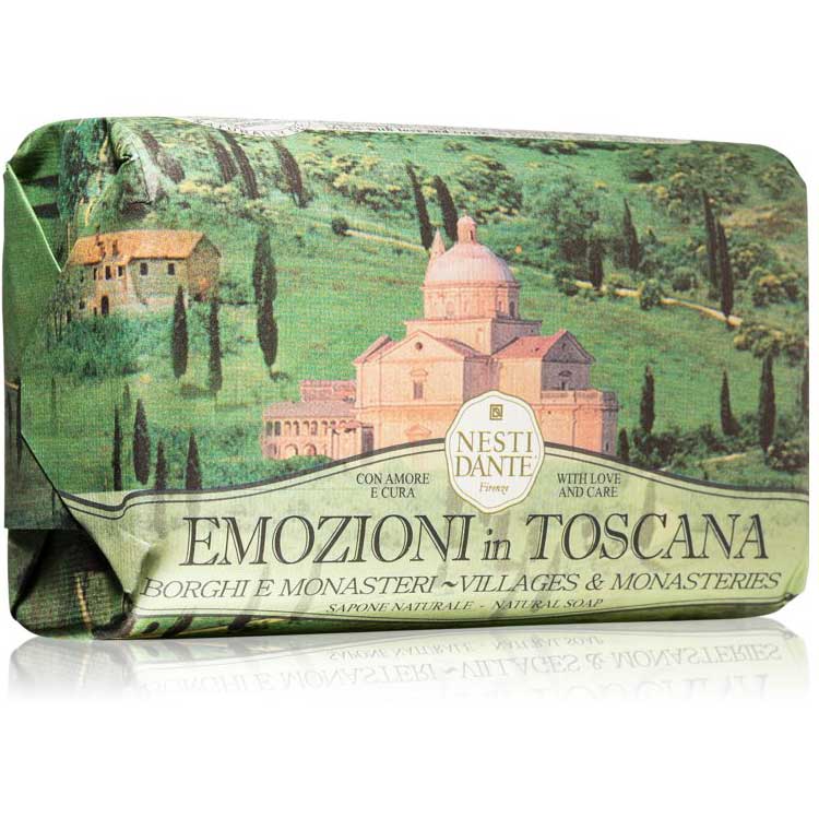   Emozioni in Toscana Villages & Monasteries мыло натуральное 250г Италия