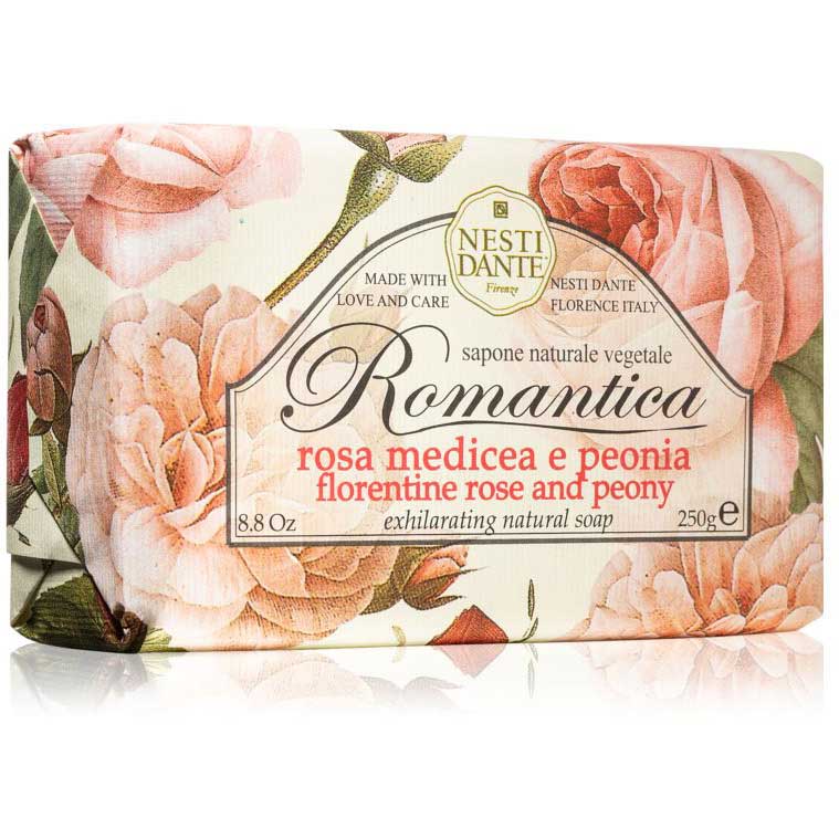  Nesti Dante Romantica Florentine Rose and Peony мыло натуральное 250г Италия