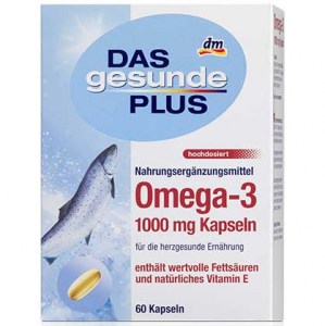 Биологически активная добавка Omega - 3 1000mg Das gesunde Plus 60 шт.