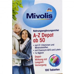Биологически активная добавка A-Z Depot ab 50 (A-Z Komplett) комплекс витаминов и минералов для 50+ лет