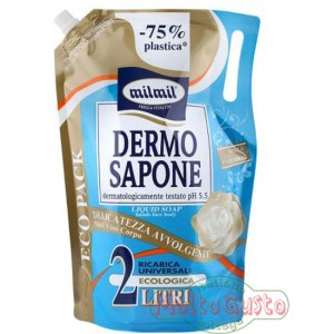 Гель для душа/жидкое мыло Milmil Dermo sapone 2л Италия