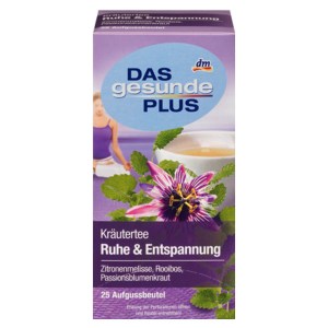 Чай Kräuter-Tee Ruhe & Entspannung из лекарственных трав, 25x2g, 50 г