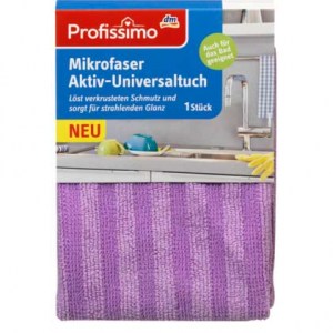 DM Profissimo Mikrofaser Aktiv-Universaltuch салфетка универсальная из микрофибры для уборки на кухне.