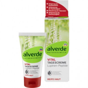 Alverde Tagespflege Vital Lupinen-Peptide Дневной крем для лица для зрелой кожи.(40+ лет) 50мл