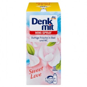 Запаска Sweet Love к освежителю воздуха Denkmit Mini Spray 25 мл