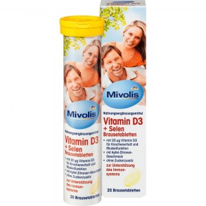 Витамины Mivolis Vitamin D3 + Selen 20 шт