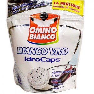 Omino Bianco Bianco Vivo IDROCAPS капсулы отбеливающие 12 шт Италия