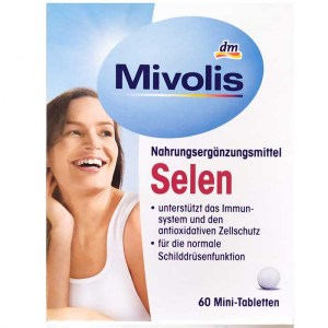 Биологически активная добавка Mivolis Selen - 55 мкг, 60 mini-tabl