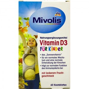 Mivolis Витамины D3 для детей 60 шт