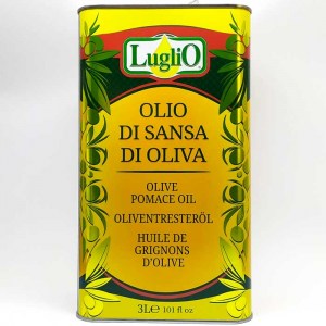 Масло оливковое для жарки Luglio Pomace Oil Olio di Sansa 3л Италия