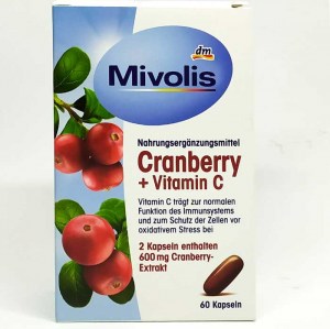 Mivolis Клюква +Витамин С Cranberry + Vitamin C 60 шт