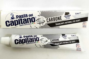 Pasta del Capitano Carbone отбеливающая зубная паста 75 мл Италия