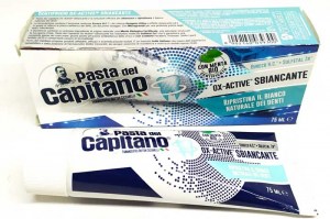 Pasta del Capitano Ox-Active Sbiancante відбілююча зубна паста 75 мл Італія