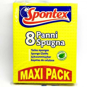 Губчатые салфетки для дома Spontex 8 Panni Spugna шт Италия