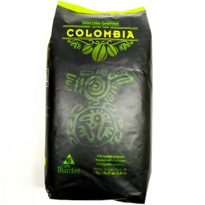 Burdet Colombia кофе в зернах Арабика 100% 1 кг