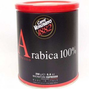  Caffe Vergnano1882 Espresso Arabica 100% кофе молотый 250г Италия