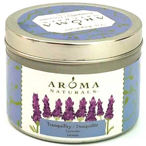 Aroma Naturals, Soy VegePure, Свеча Лаванда, Tranquility, 79г США