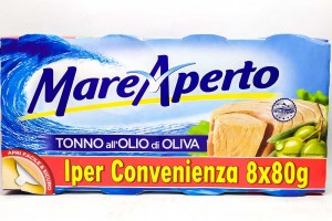 Тунец в оливковом масле MareAperto 8*80 г Италия