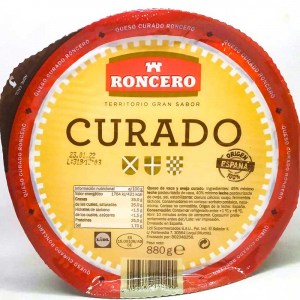 Сыр Roncero Curado из овечьего и коровьего молока 880 г Испания