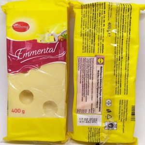 Сыр Эменталь Emmentaler Milbona 400г Италия
