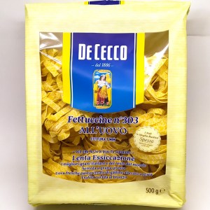  Паста яичная DeCecco Fettuccine 500г Италия