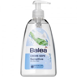 Balea Creme Seife Sensetive - жидкое крем-мыло с алоэ вера