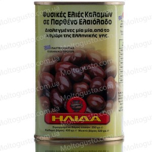 Оливки KALAMATA 250г + оливкое масло Extra Vergin 200г Греция
