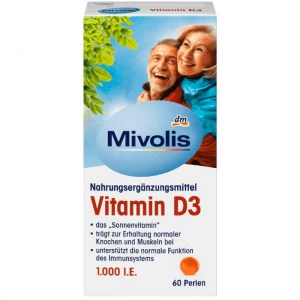 Mivolis Витамины D3 для взрослых 60 шт