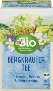  Горный травяной чай Krauter-Tee, Bergkräuter DmBio 20 x 1,75г