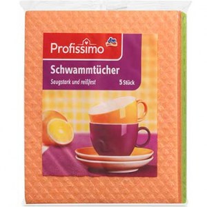 Губчатые салфетки для дома Profissimo 5 шт Германия