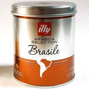 Кофе молотый Illy Arabica Selection Brasile 125г