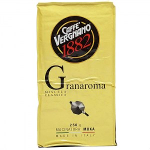 Caffe Vergnano1882 Granaroma кофе молотый 250г Италия