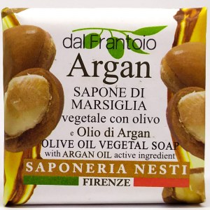   Мыло Nesti Dante dal Frantoio марсельское с аргановым и оливковым маслом 100г Италия