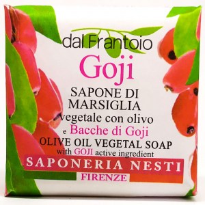  Мыло Nesti Dante dal Frantoio марсельское с ягодами годжи и оливковым маслом 100г Италия
