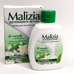 Гель для интимной гигиены Malizia Te Verde Зеленый чай 200 мл Италия