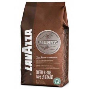Кофе в зернах Lavazza Tierra Арабика 100% 1кг Италия
