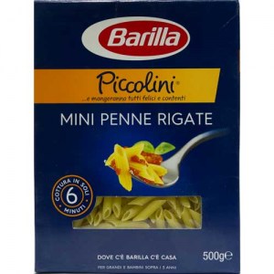 Паста Barilla Piccolini Mini Penne Rigate 500г