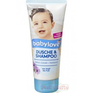 Детский шампунь и гель для душа Babylove Babyshampoo Dusche & Shampoo 200 мл. Германия