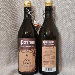 Оливкова олія нефільтрована першого віджиму iPreferiti 11/2024р 1л Італія