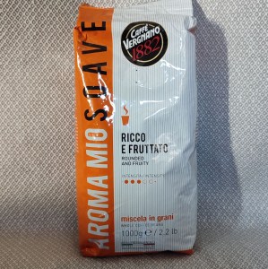 Кава в зернах Caffe Vergnano 1882 AROMA MIO SOAVE 1кг Італія 